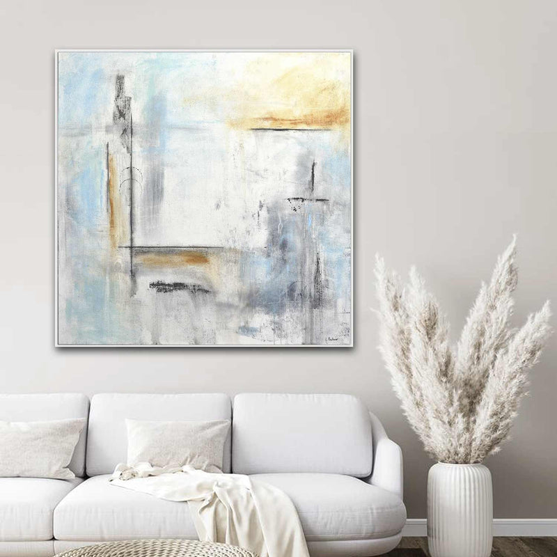 Abstract Square Artwork American Artist modern painting