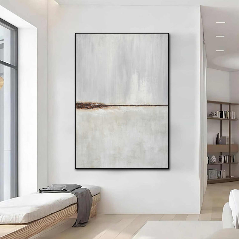 Large Abstract Painting Minimalist Landscape