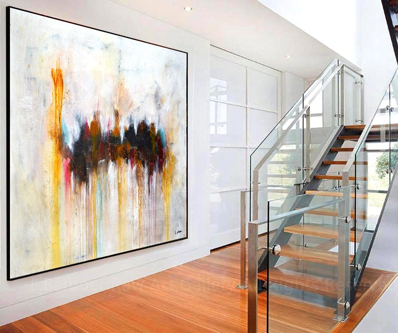 6 ft large abstract painting