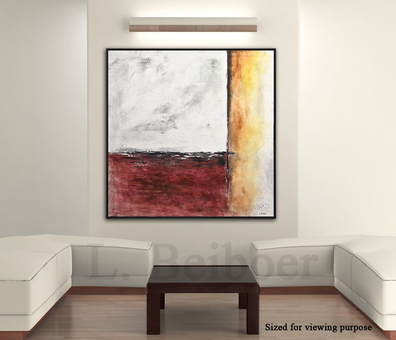 square wall art artwork brown red