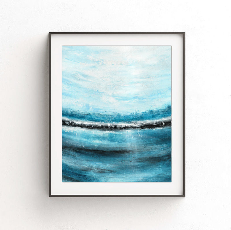blue abstract downloadable print