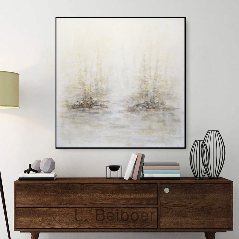 landscape trees abstract painting