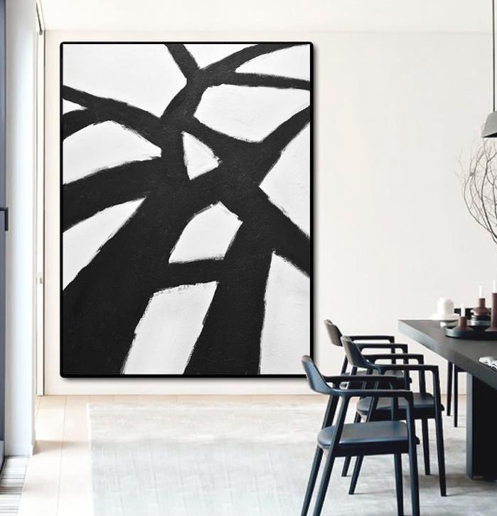 minimalism black and white kline art
