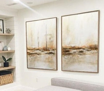 set of 2 abstract paintings beiboerfineart.com